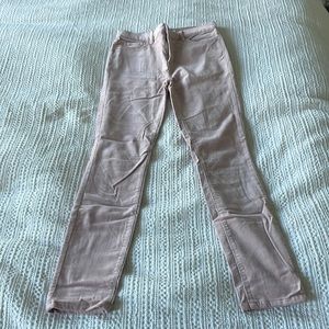 Light pink cordaroy LOFT jeans.